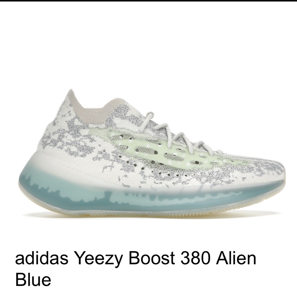 NIB Yeezy boost 380- alien blue